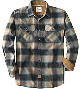 Corduroy Jacket Men 2 Pockets Casual Cotton Pearl Snap Western Work Shirts Vintage Long ...